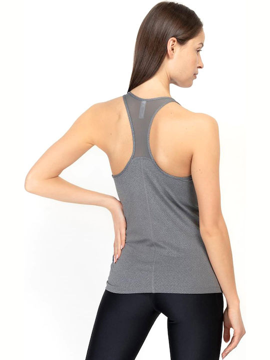 HeatGear Racer Women's Summer Sleeveless Gray Blouse
