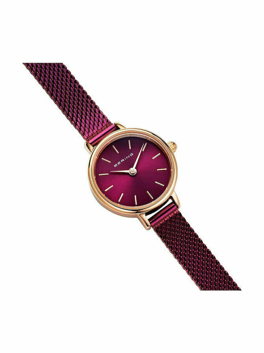 Bering Time Women's Watch 22mm Battery Purple