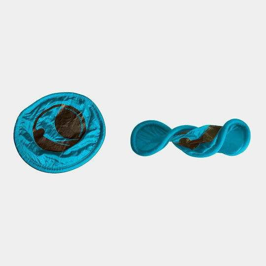 Ticket To The Moon Pocket Foldable Frisbee with Diameter 25 cm Blue