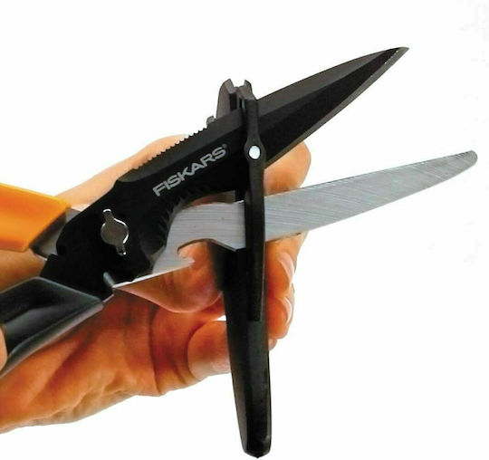 Fiskars Cuts & More Multi-Tool Ψαλίδι 23εκ. με Μεταλλική Λεπίδα Μαύρο 1τμχ
