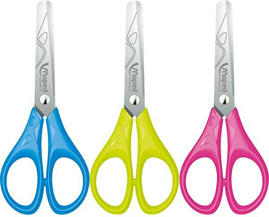 Maped Children's Scissors for Crafts Left-Handers 13cm with Metallic Blade Blue 1pcs