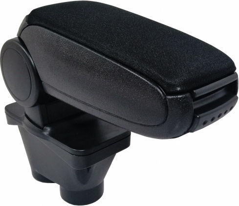 Car Fabric Armrest for Peugeot 208 2012-2019 Black