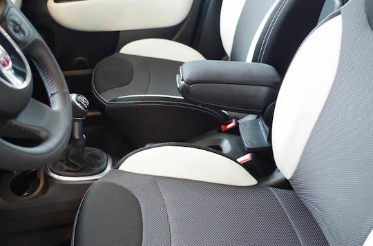 Car Fabric Armrest for Fiat 500 L 2012 - 2018 Black