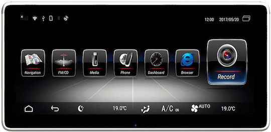 LM Digital Ηχοσύστημα Αυτοκινήτου για Mercedes-Benz A Class / GLA / G Class 2015 > 2017 (Bluetooth/USB/WiFi/GPS/Apple-Carplay/Android-Auto) με Οθόνη Αφής 9"