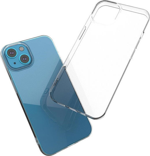 Umschlag Rückseite Silikon 1mm Transparent (iPhone 13)