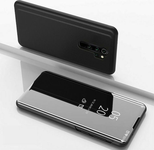 Hurtel Clear View Book Πλαστικό Μαύρο (Redmi 9)