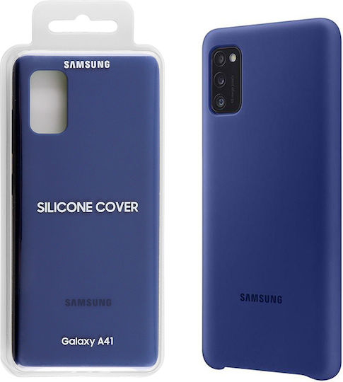 Samsung Back Cover Silicon Albastru (Galaxy A41)