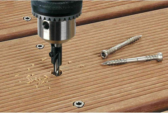 Wolfcraft Bohrer mit Sechskantschaft für Holz και Metall 6mm