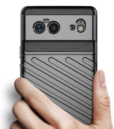 Hurtel Thunder Back Cover Σιλικόνης Μαύρο (Google Pixel 6)