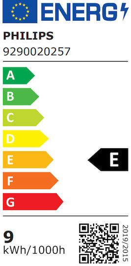 Philips Λάμπα LED 8.5W 104mm για Ντουί E27 και Σχήμα A60 Θερμό Λευκό 1055lm