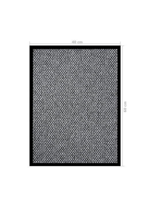 vidaXL Entrance Mat Carpet with Anti-slip Backing Grey 40x60cm