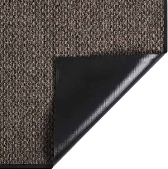 vidaXL Entrance Mat Carpet with Anti-slip Backing Beige 60x80cm