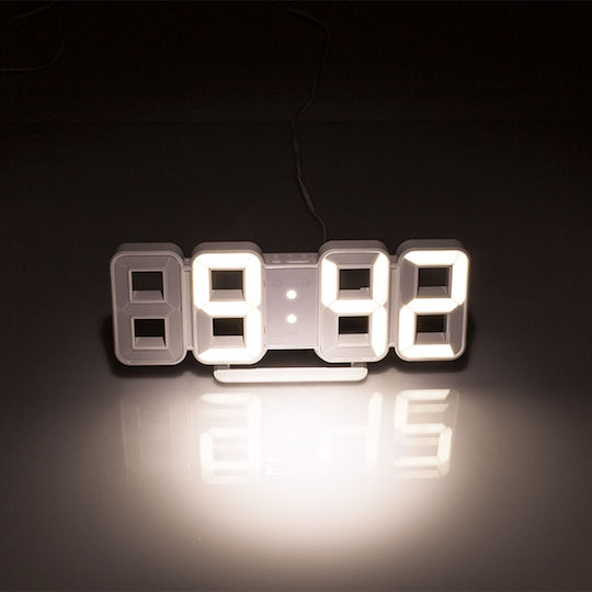 Out of the Blue Tisch-Digitaluhr mit Wecker White 79/3285