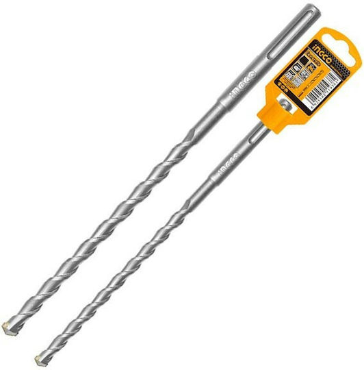 Ingco Four-Cut Drill S4L Carbide with SDS Plus Shank for Masonry 6x210mm