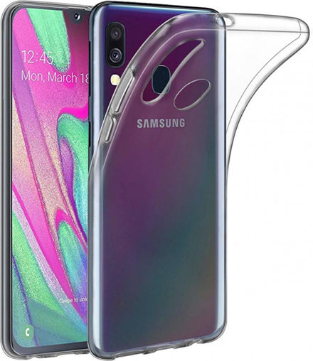 Hurtel Back Cover Σιλικόνης 0.5mm Διάφανο (Galaxy A40)