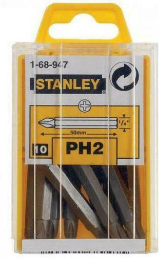 Stanley Σετ 10 Μύτες Κατσαβιδιού Σταυρός