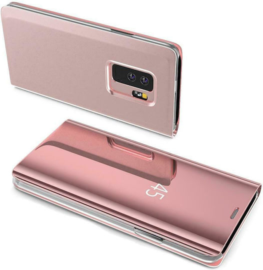 Hurtel Clear View Book Πλαστικό Ροζ (Galaxy A70)
