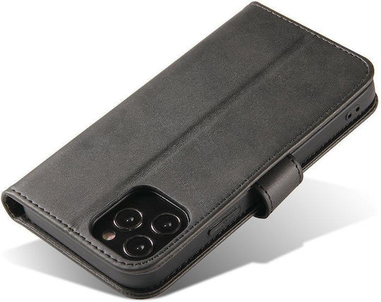 Elegance Wallet Δερματίνης Μαύρο (Galaxy A12)