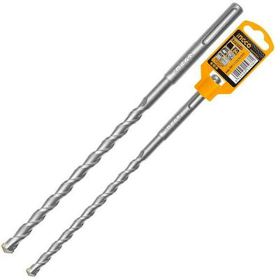 Ingco Four-Cut Drill Carbide with SDS Plus Shank for Masonry 10x100mm