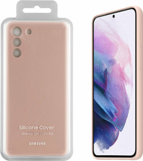 Samsung Back Cover Σιλικόνης Ροζ (Galaxy S21+ 5G)