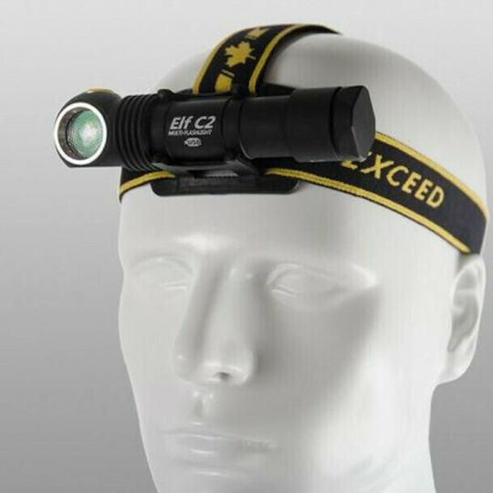 Armytek Επαναφορτιζόμενος Φακός LED IP68 με Μέγιστη Φωτεινότητα 1100lm Elf C2