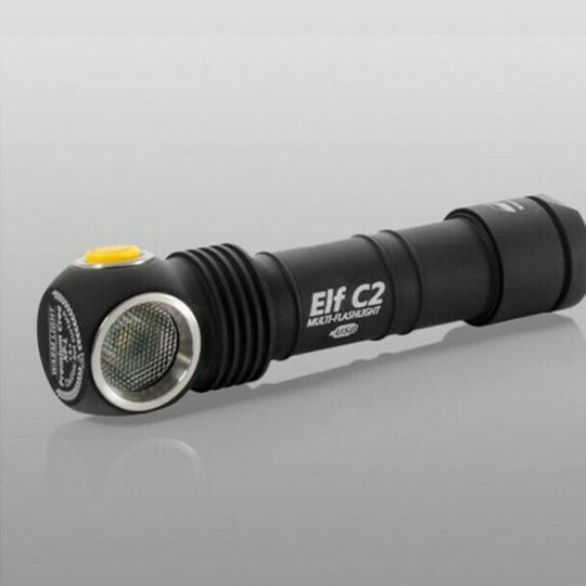 Armytek Επαναφορτιζόμενος Φακός LED IP68 με Μέγιστη Φωτεινότητα 1100lm Elf C2