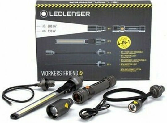 LedLenser Arbeitslampe Batterie LED Doppelte Funktion mit einer Helligkeit von bis zu 280lm