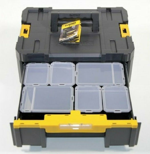 Dewalt T-STAK III Hand Tool Case Plastic Dimensions: W44xD17.6xH31.4cm