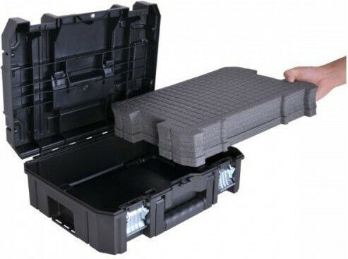 Stanley Fatmax TSTAK II Hand Tool Case Plastic with Foam Dimensions: W44xD16.2xH33.3cm
