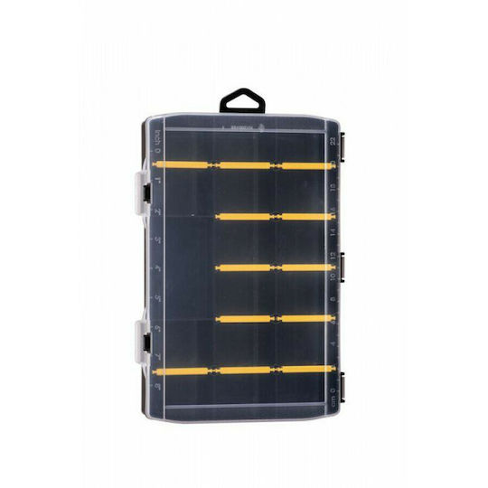 Stanley Tool Compartment Organiser 17 Slot Adjustable Black 27x19x4.6cm