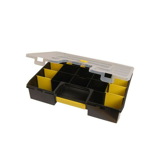 Stanley Sort Master Tool Compartment Organiser 17 Slot Adjustable Black 43.1x33.3x8.8cm