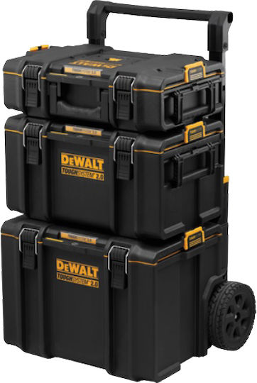 DEWALT На колела Пластмасов Скрин 3 отделения с кутия за инструменти