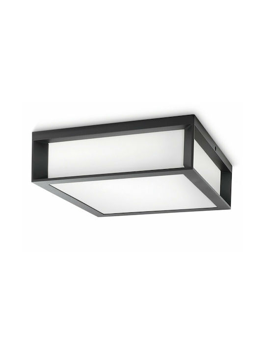 Philips Deckenleuchte für den Außenbereich E27 in Schwarz Farbe 915002147303