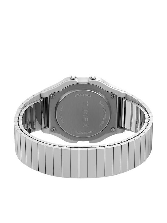Timex T80 Digital Men's Watch 34mm Battery Chronograph White