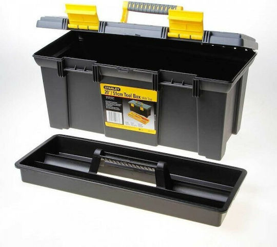Stanley Series 2000 Hand Tool Case Plastic with Tobacco Case Dimensions: W31.8xD17.8xH13cm