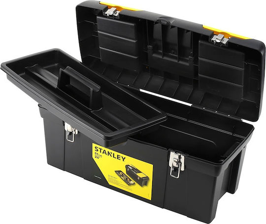 Stanley Series 2000 Hand Tool Case Plastic with Tobacco Case Dimensions: W41.1xD19.9xH18.5cm