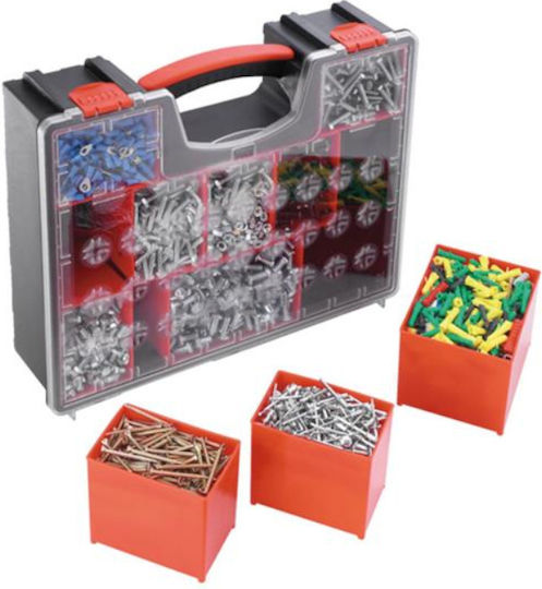 Facom Tool Compartment Organiser 8 Slot Adjustable & Removable Box Black 42.2x33.5x10.6cm