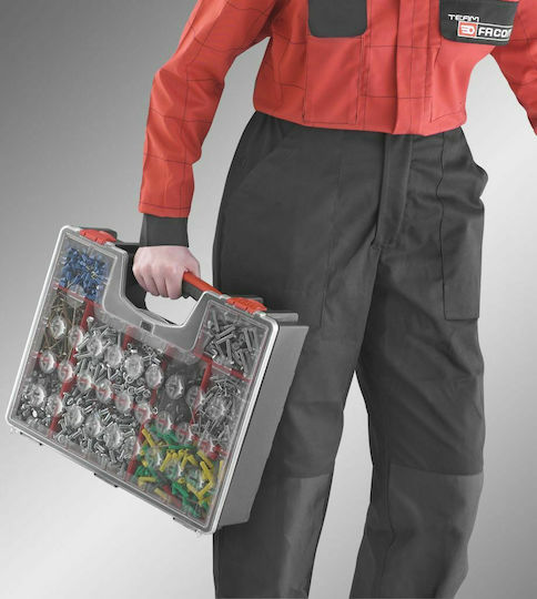 Facom Tool Compartment Organiser 8 Slot Adjustable & Removable Box Black 42.2x33.5x10.6cm