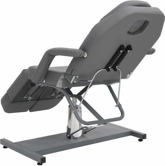 vidaXL Beauty Chair with Adjustable Height Gray
