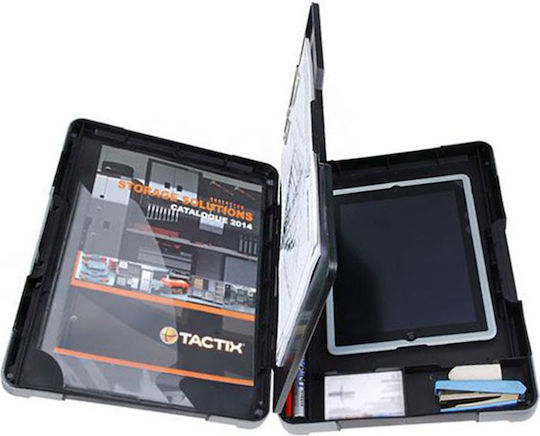 Tactix Clipboard Bifold for Paper A4 Black 1pcs