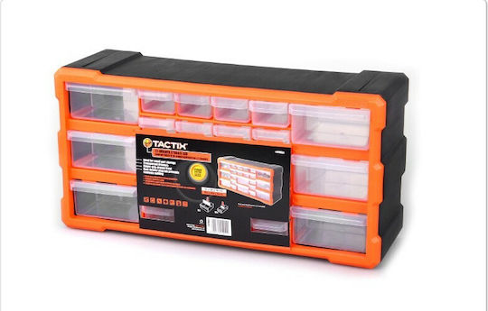 Tactix Συρταριέρα Εργαλείων Plastic 22 Compartments W50xD16xH25cm