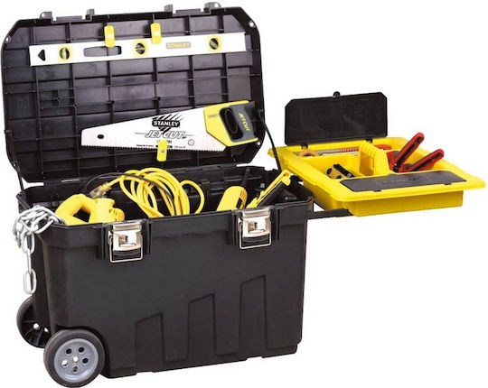 Stanley Job Chest Транспортен и съхранителен Пластмаса куфар за инструменти Размери: Ш75.9xД47.3xВ48.6см 1-92-978