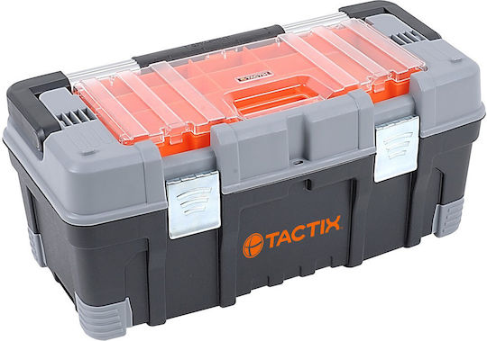 Tactix Hand Tool Case Plastic with Tobacco Case Dimensions: W56xD28xH25cm