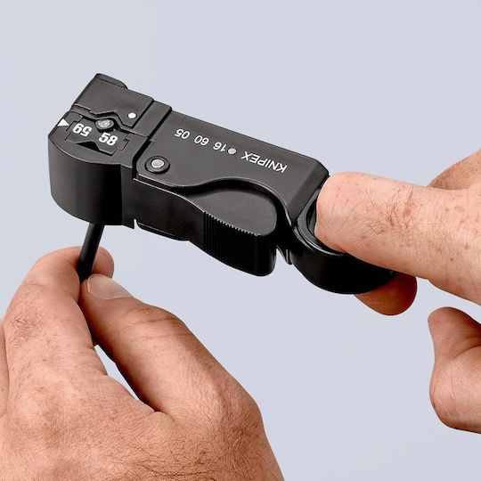 Knipex Rotary Coaxial Cable Stripper with 105mm Length