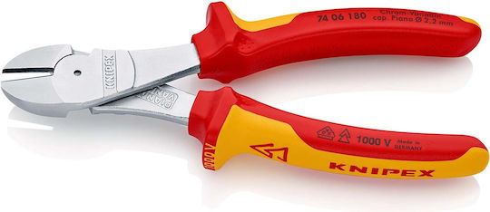 Knipex Πλαγιοκόφτης Πλάγιος Ηλεκτρολόγου Μήκους 180mm