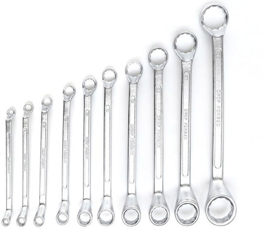 Kraft & Dele Set 10 Double Polygon Wrench Bent KD-10929