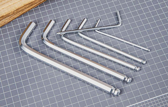Deli Allen-Schlüssel-Set mit 9 Schlüsseln