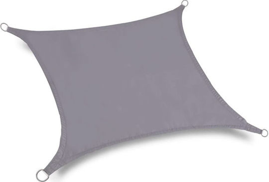 Nesling Τετράγωνο Πανί Σκίασης Γκρι 5x5m 220gr/m²