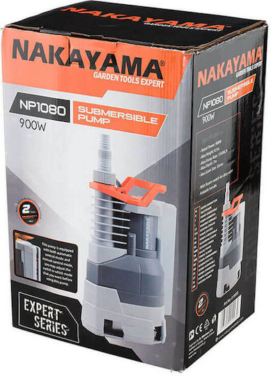 Nakayama NP1080 Submersible Single-phase Pump Waste Water / Sewage 1.2hp 019930