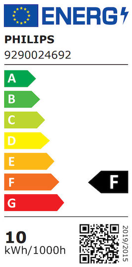 Philips Smart Bulbs LED 9.5W for E27 Sockets and A60 Shape Warm White 1100lm Dimmable 2 Pieces